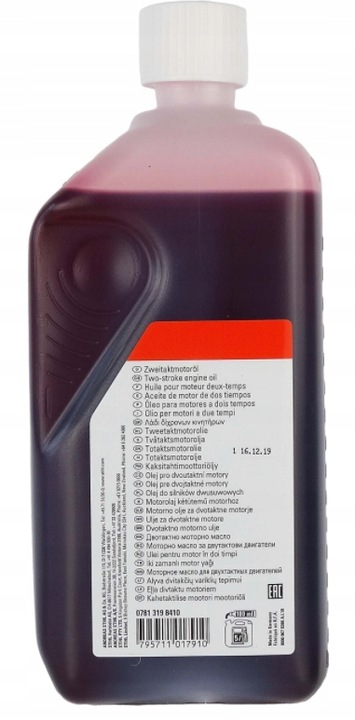 OLEJ DO SILNIKÓW 2-SUWOWYCH CZERWONY 1L STIHL