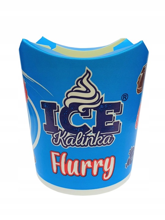 Kubki do lodów flurry, składane papierowe 200szt.