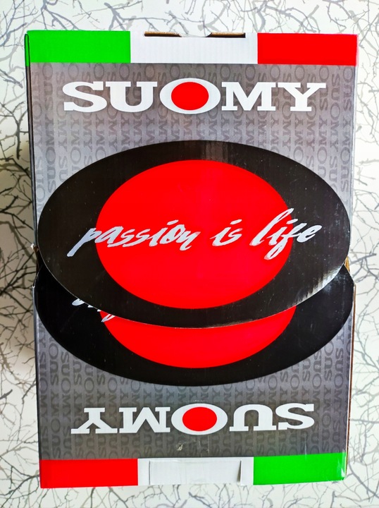 Kask Suomy First Gun RED r. L 59-62 Smart Strap