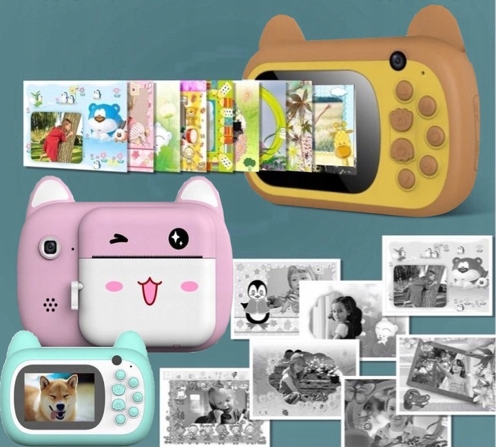 Aparat cyfrowy natychmiastowy HD z drukarką POLARX