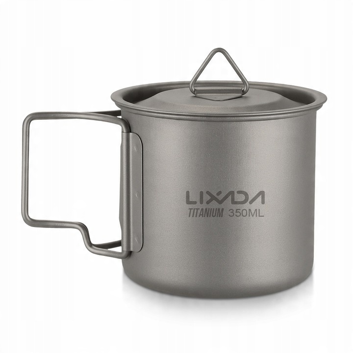 Lixada Lekki Tytan 3 Sztuk Zestaw Tytanu 750 ml