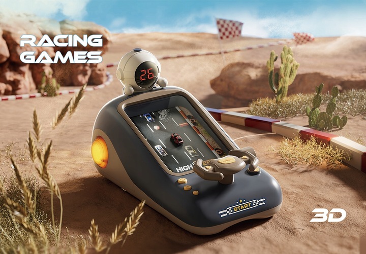 WYŚCIGI GRA KIEROWNICA INTERAKTYWNA MÓWIĄCA PL SYMULATOR JAZDY Chronometraż