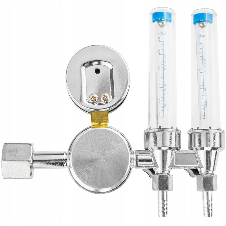 REDUKTOR CO2 / ARGON ROTAMETR X 2 MIG TIG MAG AR Podwójny Rotametr