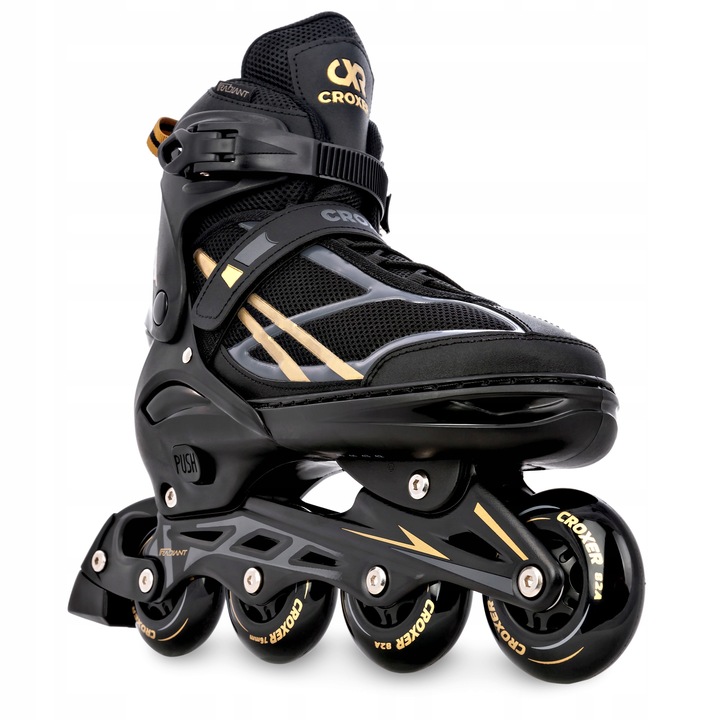 Rolki Regulowane Croxer Radiant Gold 39-42 Abec-9