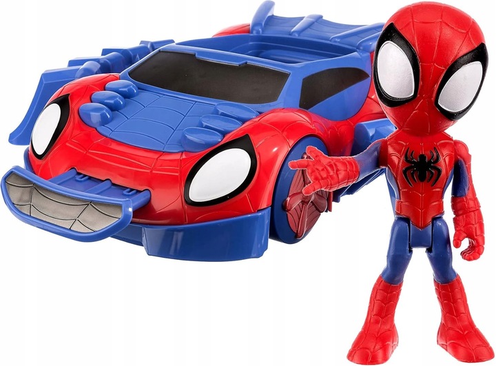 SPIDEY i SUPER KUMPLE DUŻY POJAZD AUTO WEB-CRAWLER + FIGURKA SPIDEY