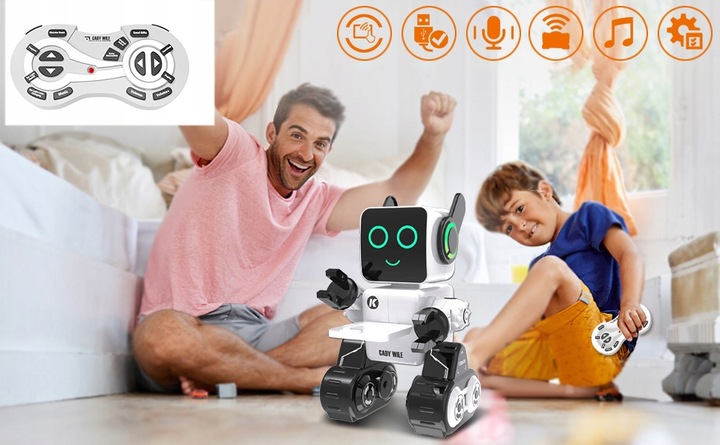 INTELIGENTNY ROBOT ZABAWKOWY DLA DZIECI Z PROGRAMOWALNYM DŹWIĘKIEM