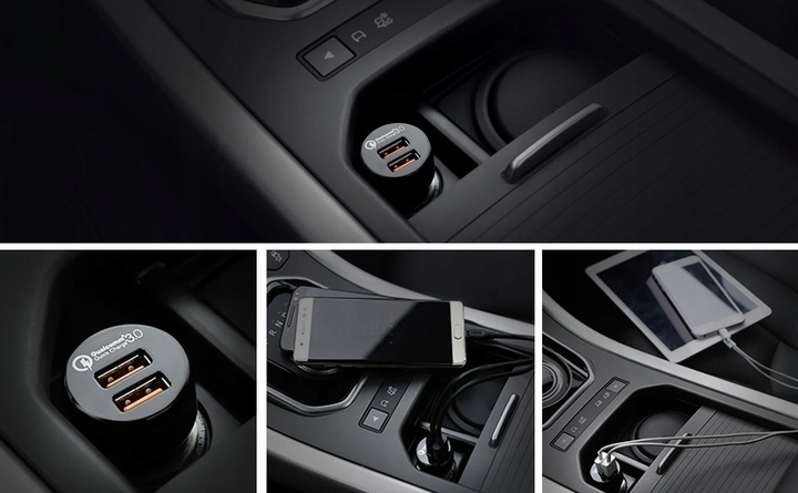 Ładowarka samochodowa Aukey CC-T8 2x USB 36 W