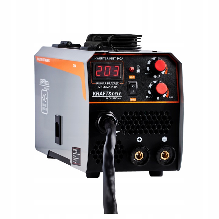 Spawarka INWERTEROWA INWERTOROWA MIG FLUX MMA MIGOMAT 200A PÓŁAUTOMAT DRUT