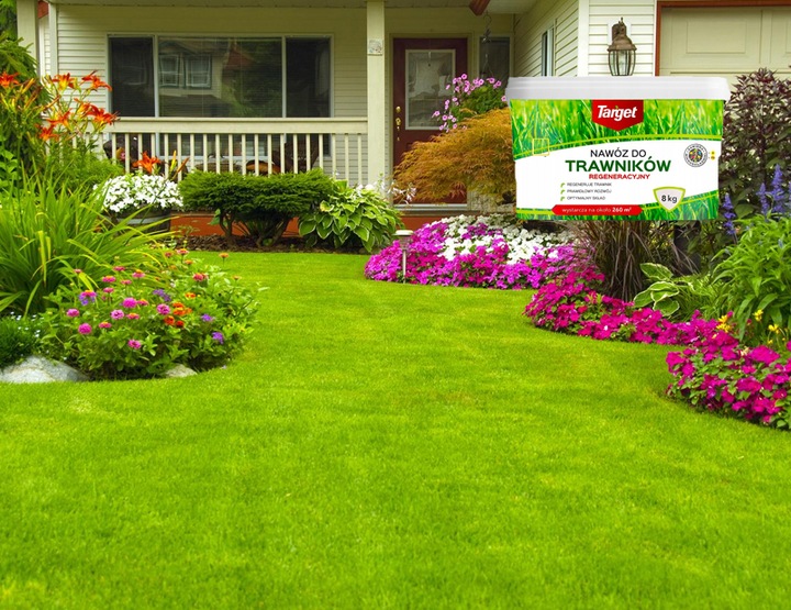 NAWÓZ WIOSENNY DO TRAWNIKÓW REGENERUJE TARGET 8 KG