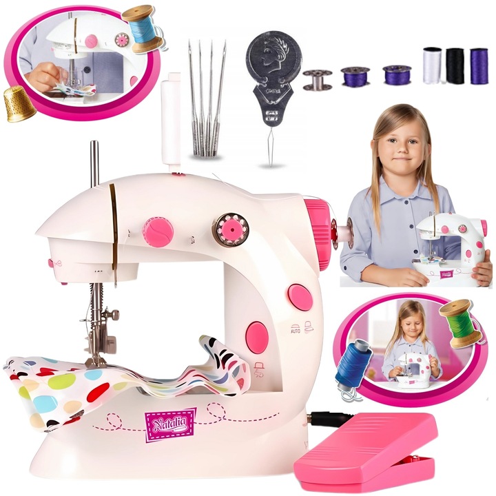 Maszyna do szycia DLA DZIECI dla małych projektantów regulacja prędkości