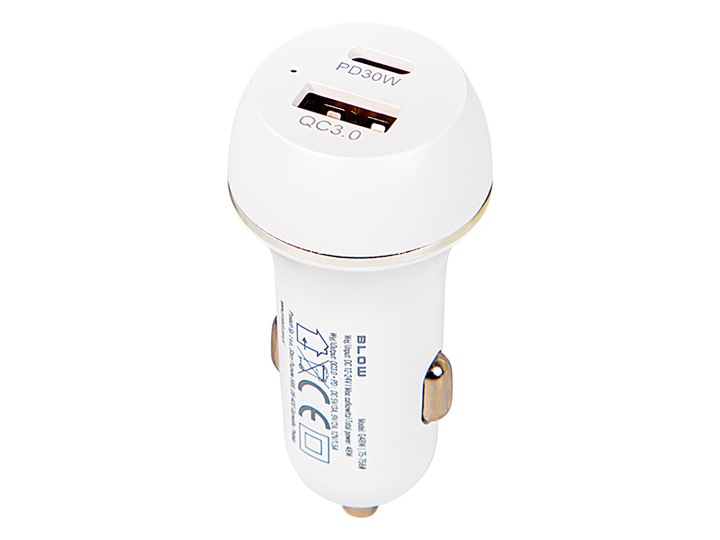 Ładowarka gniazdo USB+USB-C