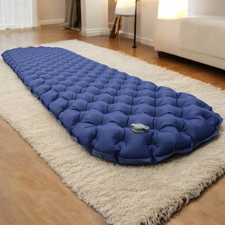 Mata Łóżko Turystyczne Dmuchany Materac Do Spania Gruby 200x60x10 cm Lekki