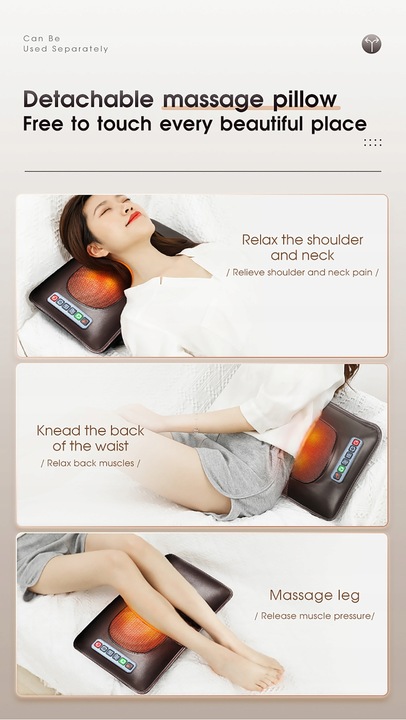 MATERAC MASUJĄCY Mata do masażu + MASAŻER DRENAŻ NÓG ŁYDEK PRESOTERAPIA