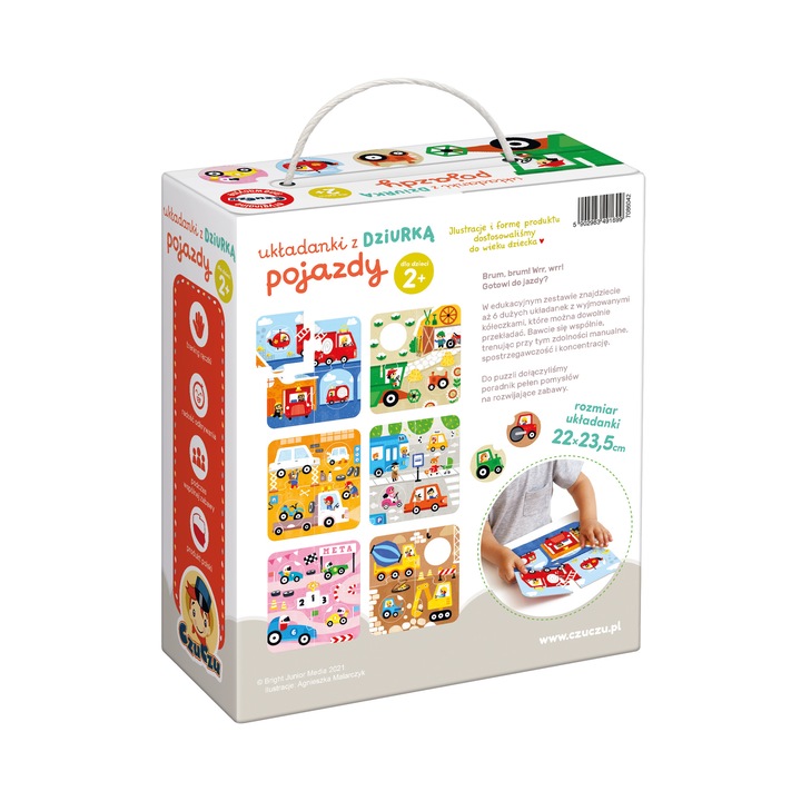 Czuczu Układanki z dziurką Pojazdy