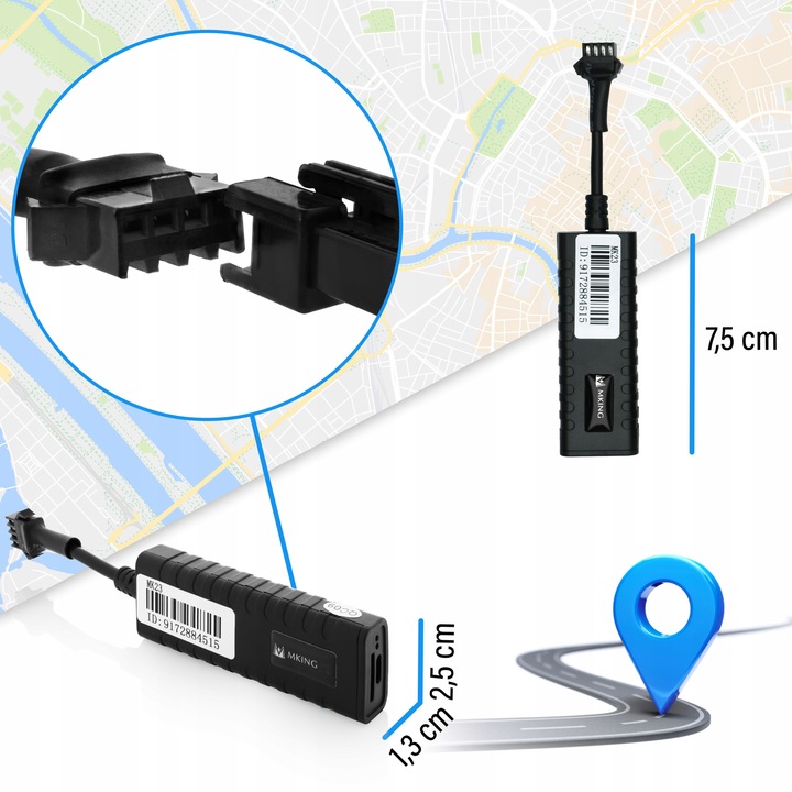 Lokalizator GPS ODCIĘCIE PALIWA 8-90V POJAZDU AUTA