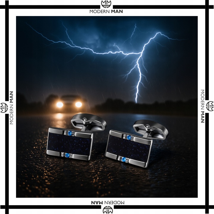 SPINKI DO MANKIETÓW MĘSKIE SREBRNE DO KOSZULI ELEGANCKIE PUDEŁKO PREZENT