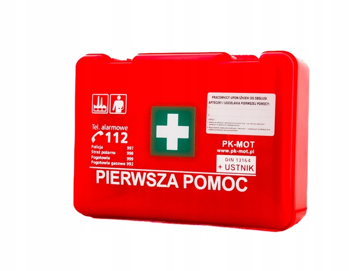 APTECZKA PIERWSZEJ POMOCY PRZEMYSŁOWA ZAKŁADOWA Z WIESZAKIEM RED