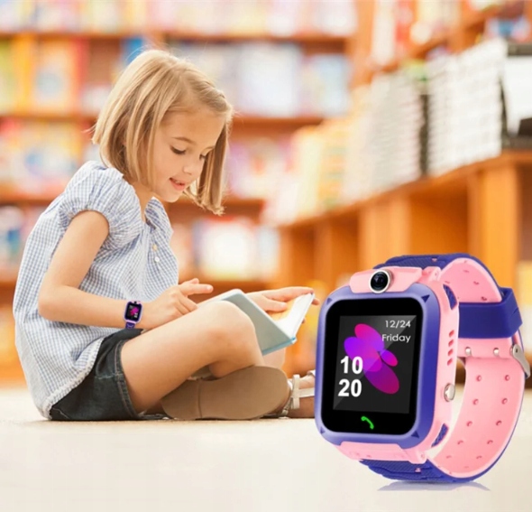 INTELIGENTNY ZEGAREK DLA DZIECI SMARTWATCH LBS TELEFON SOS IP67 DLA