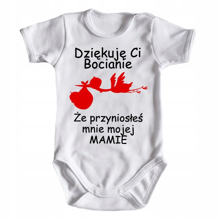 ŚMIESZNE BODZIAKI niemowlęce ubranka BOCIAN 56-104