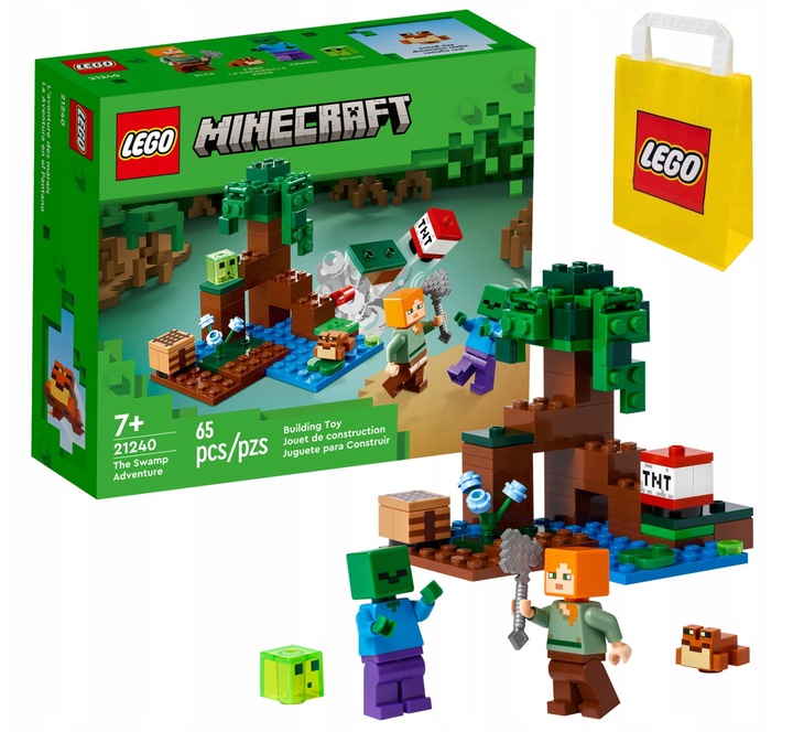 LEGO Minecraft 21240 Przygoda na mokradłach