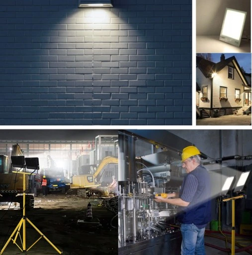 Halogen Naświetlacz LED 2x 100W + Statyw Budowlany