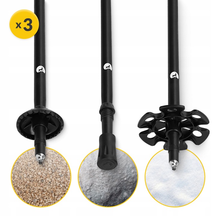 KIJE NORDIC WALKING KIJKI SKŁADANE REGULOWANE DO CHODZENIA TELESKOPOWE 4FIZ