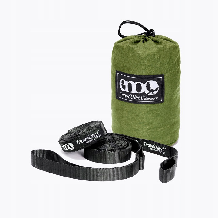 Hamak turystyczny ENO Travel Nest And Straps moss 270 x 150 cm