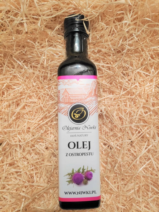 Olej z ostropestu tłoczony na zimno 500ml Niwki