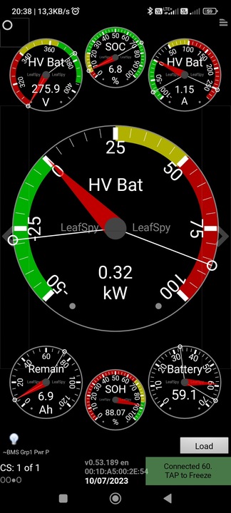ELM327 BT PIC18F25K80 Bluetooth mini OBD2 TORQUE działa też z LeafSpy