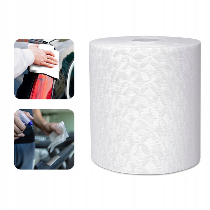 CZYŚCIWO przemysłowe DUŻY RĘCZNIK PAPIEROWY 2W celuloza rolka 2 sztuki 200m