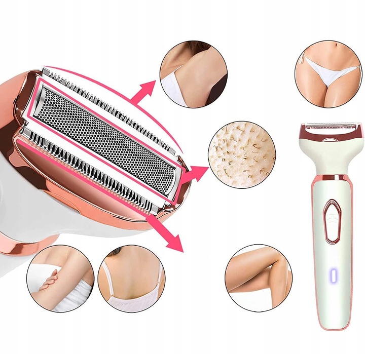 TRYMER DEPILATOR DO BIKINI GOLARKA DAMSKA golarka do twarzy ciała kobieca