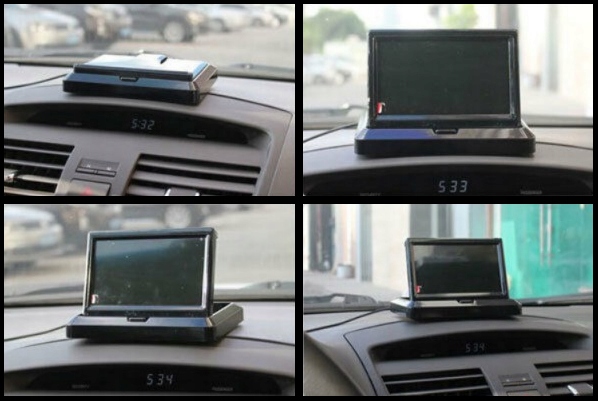 MONITOR 4.3'' SKŁADANY TFT LCD DO KAMERY COFANIA