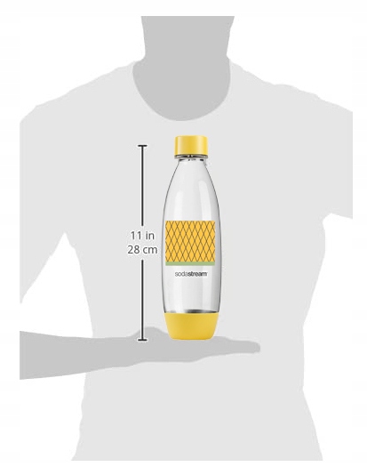 SODASTREAM BUTELKA Litrowa Fuse PINEAPPLE do zmywarki syfony ART DUO TERRA