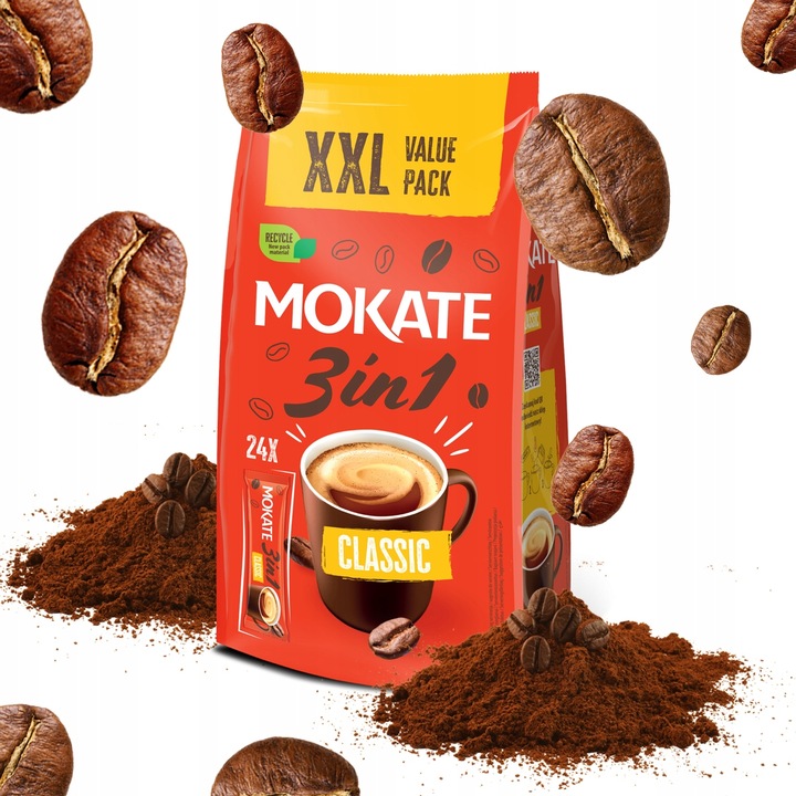 Napój kawowy Mokate 3w1 Classic 24 saszetki