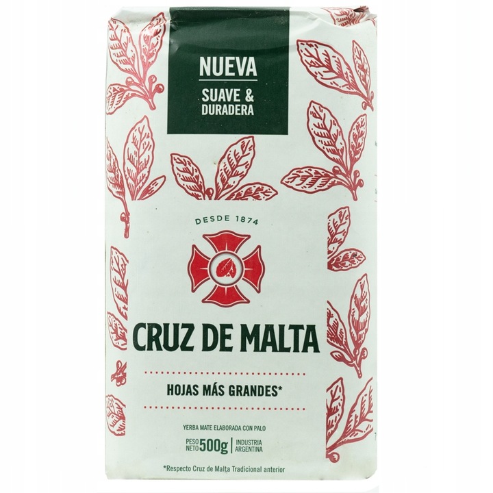 Yerba Mate Cruz de Malta Elaborada Con Palo 0,5 kg