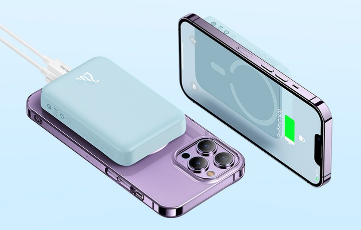 BASEUS MAGNETYCZNY POWER BANK KABEL USB-C 10000MAH 20W POWERBANK MAGSAFE