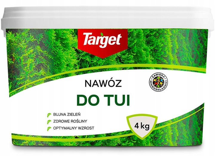 Nawóz do TUI ŻYWOTNIKÓW TARGET 4 kg tuji iglaków