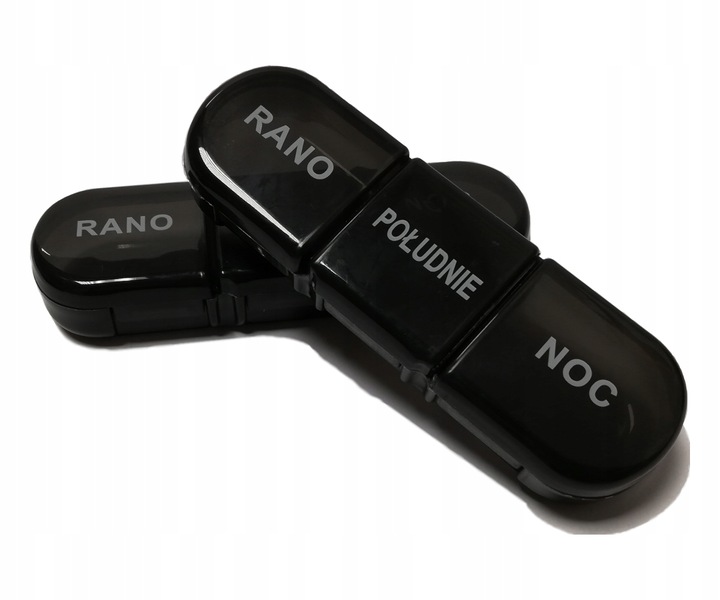 V5 PUDEŁKO NA LEKI TABLETKI POJEMNIK ORGANIZER NA 7 dni 3 PORY DNIA POLSKI