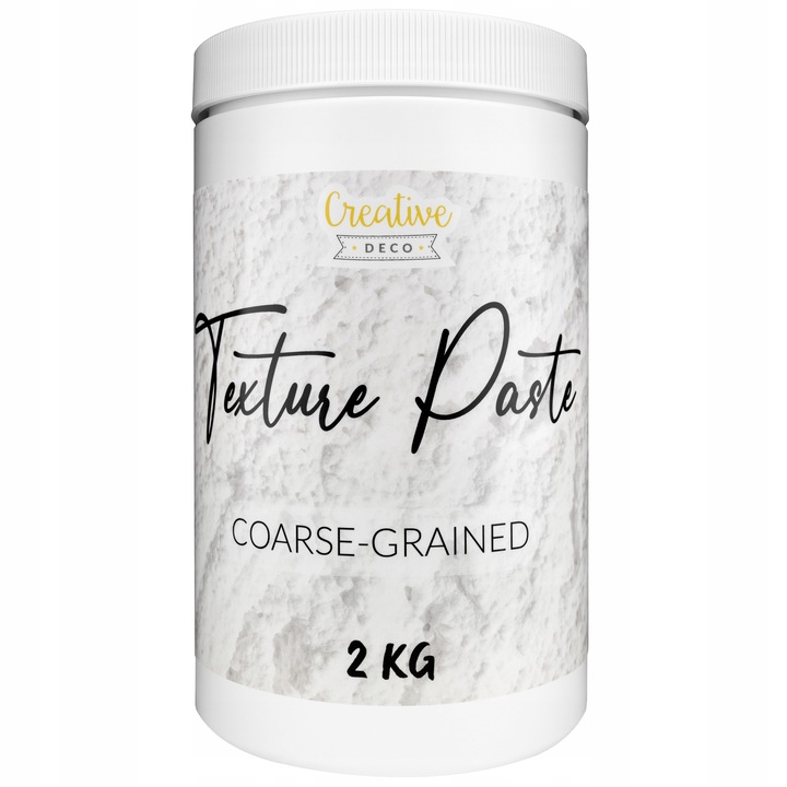 Pasta strukturalna gruboziarnista biała do struktur i efektów 3D 2kg