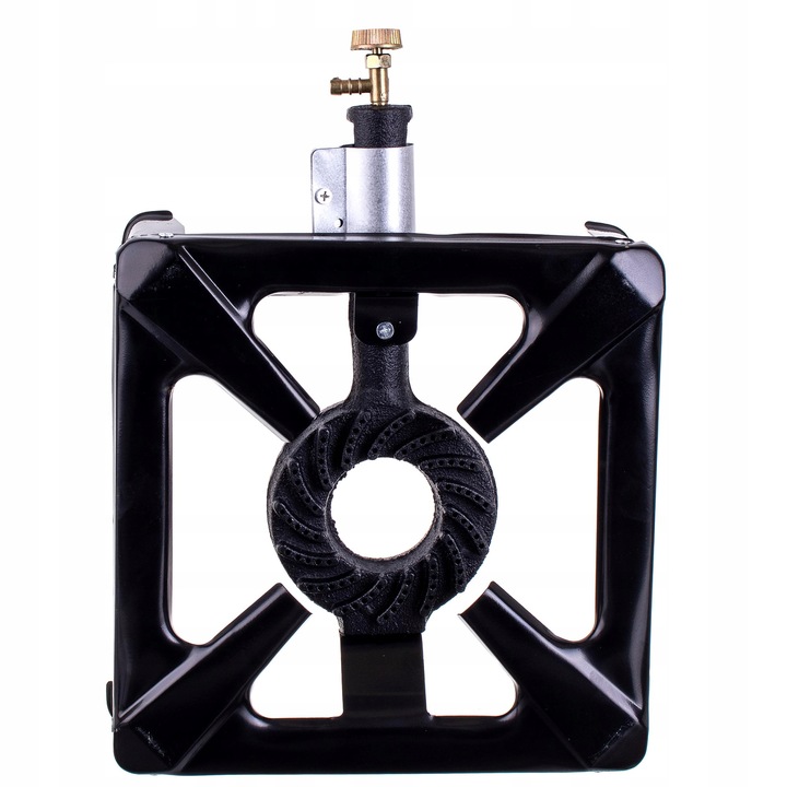 Taboret gazowy Kuchenka Turystyczna 30x30cm Palnik Żeliwny 7kW Propan Butan