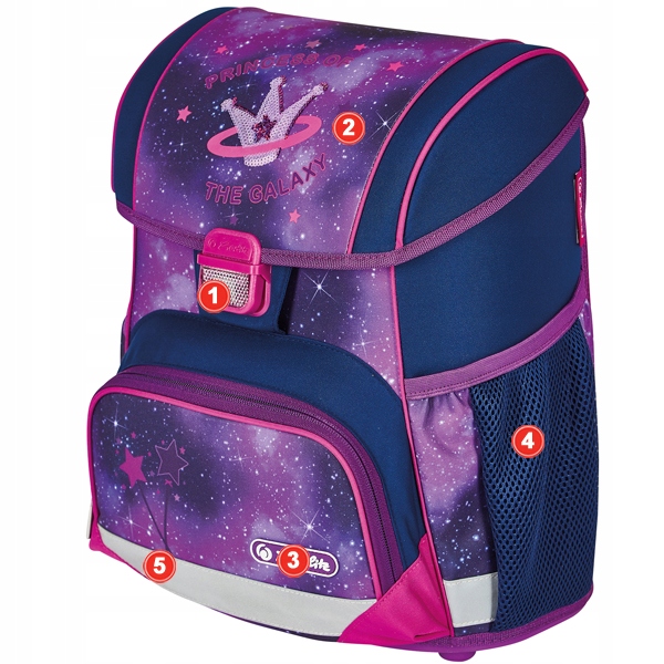 TORNISTER PLECAK HERLITZ LOOP GALAXY PRINCESS 1-3
