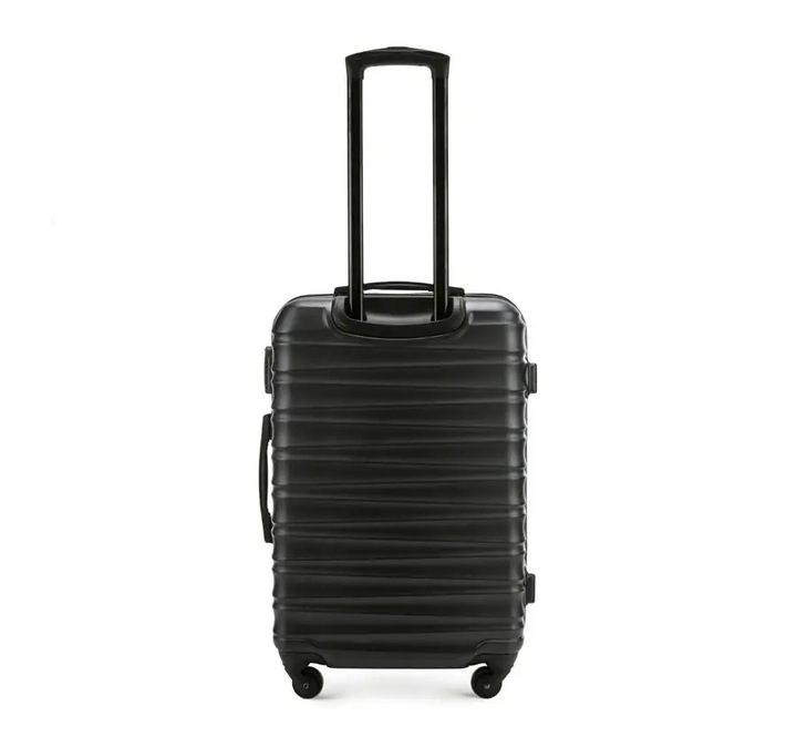 Walizka średnia z ABS WITTCHEN 56-3A-312-11 twarda wytrzymała lekka czarna