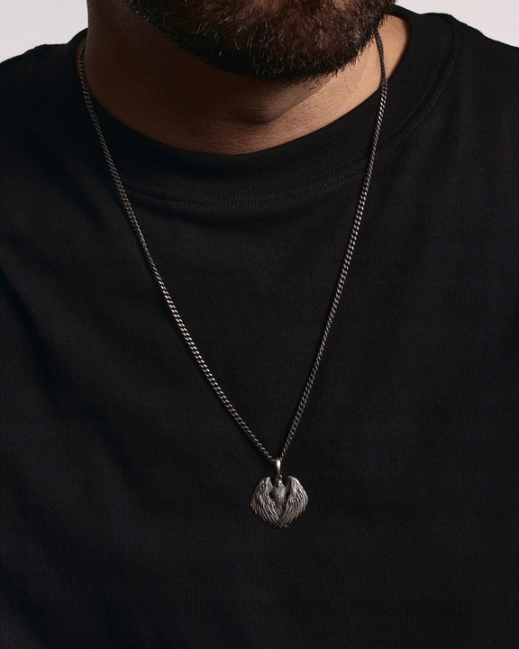 SREBRNY WISIOREK FALCON ZAWIESZKA MĘSKA SREBRO PRÓBA 925 REYTEL NA PREZENT