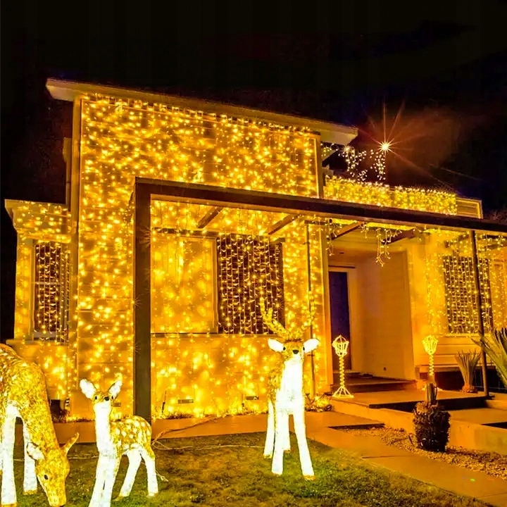 Lampki CHOINKOWE 500 LED MULTIKOLOR zewnetrzne/wewnetrzne z programatorem