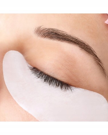 Płatki Pod Oczy Do Przedłużania Rzęs Żółte 50 Par