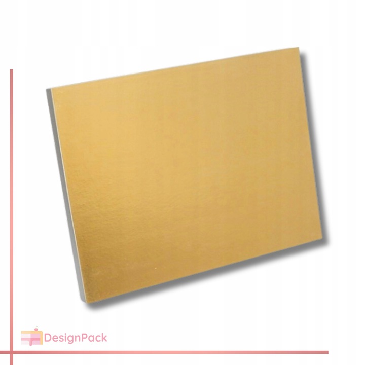 Pudełko pod tort komunijny 42x32x25 podkład pod tort złoty 40x30 na Komunię