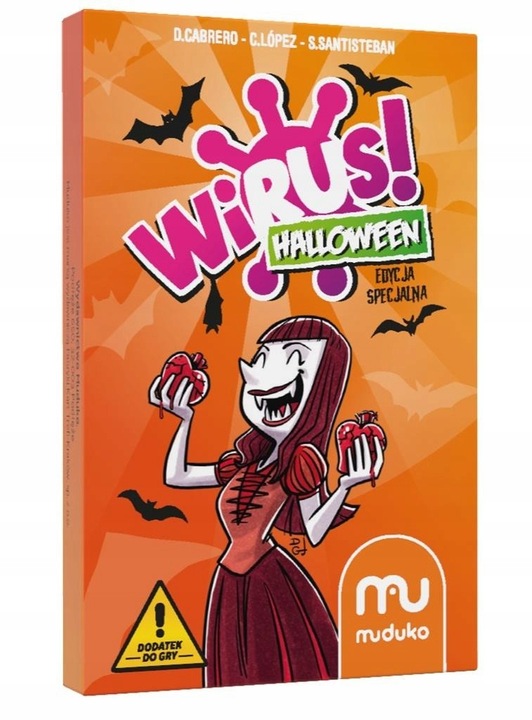 Zestaw dodatków Wirus! 2: Ewolucja + Wirus! Halloween Gra Karciana Muduko