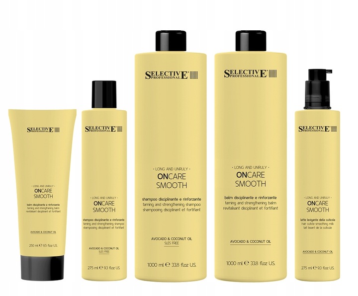 Selective OnCare Smooth Mleczko wygładzające do włosów 275ml +GRATIS Próbka