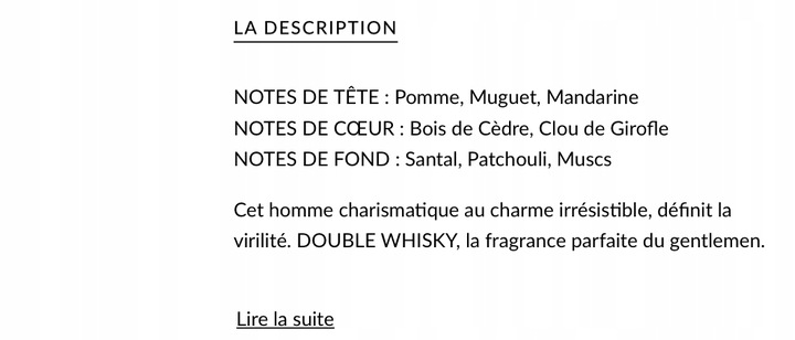 WHISKY EDT MEN DOUBLE 100 ML