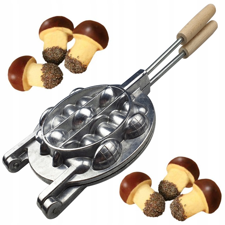 FORMA PATELNIA OPIEKACZ DO PIECZENIA CIASTEK GRZYBKI GRZYBKÓW orzeszków #71